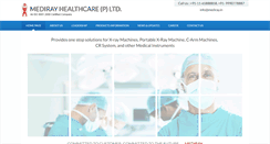 Desktop Screenshot of mediray.in